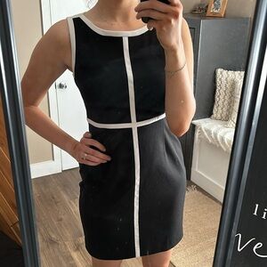 Calvin Klien Black and White Dress